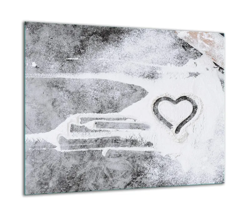 TMK ArtDeko Herdabdeckplatte 1 Teilig 60x52 cm - Spritzschutz Herdabdeckung – Herdschutz aus Sicherh
