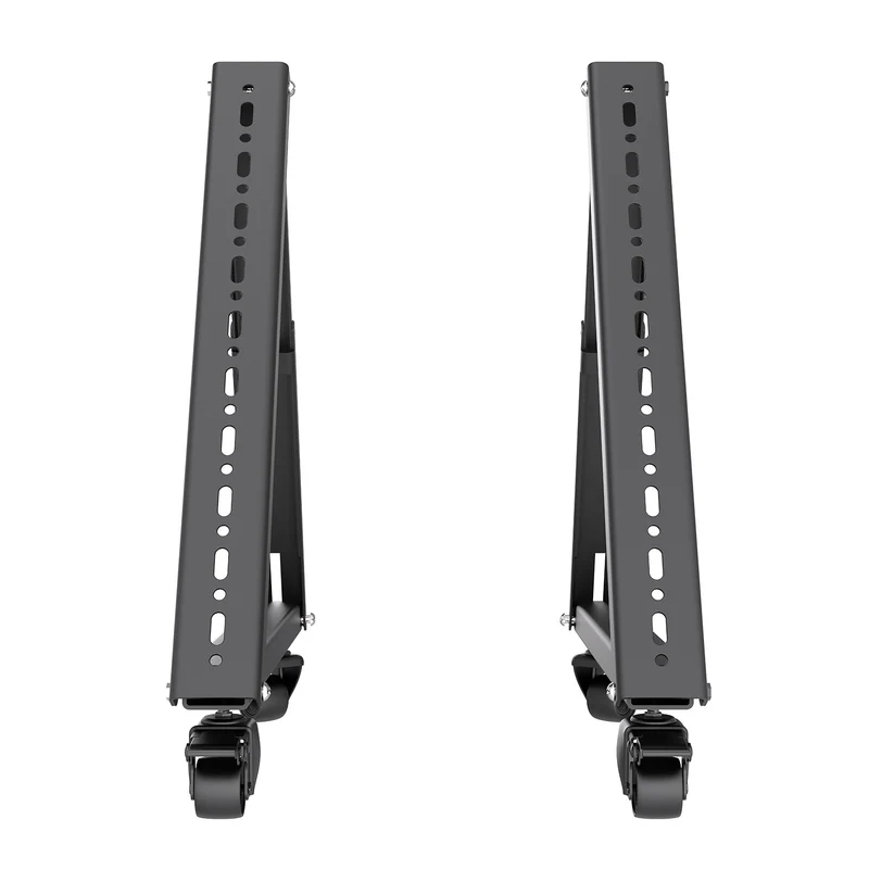 Maclean TV Cart / Floor Stand, 37–80", max. VESA 800x400, max. 75 kg, mobile, wheel lock, MC-183