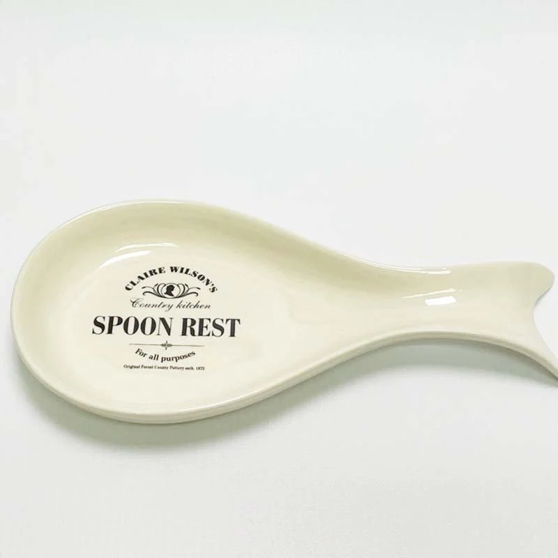 Country Kitchen Ceramic Spoon Rest