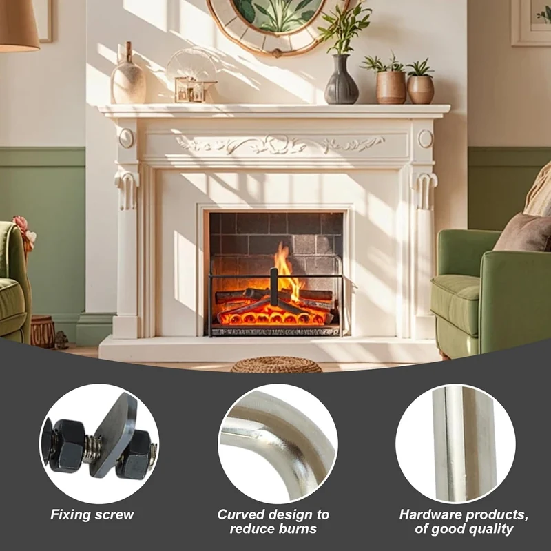 Kamintürgriffe aus Edelstahl in L-Form, Ersatzgriffe für Kamine und Holzöfen, Zubehör und Hardware f