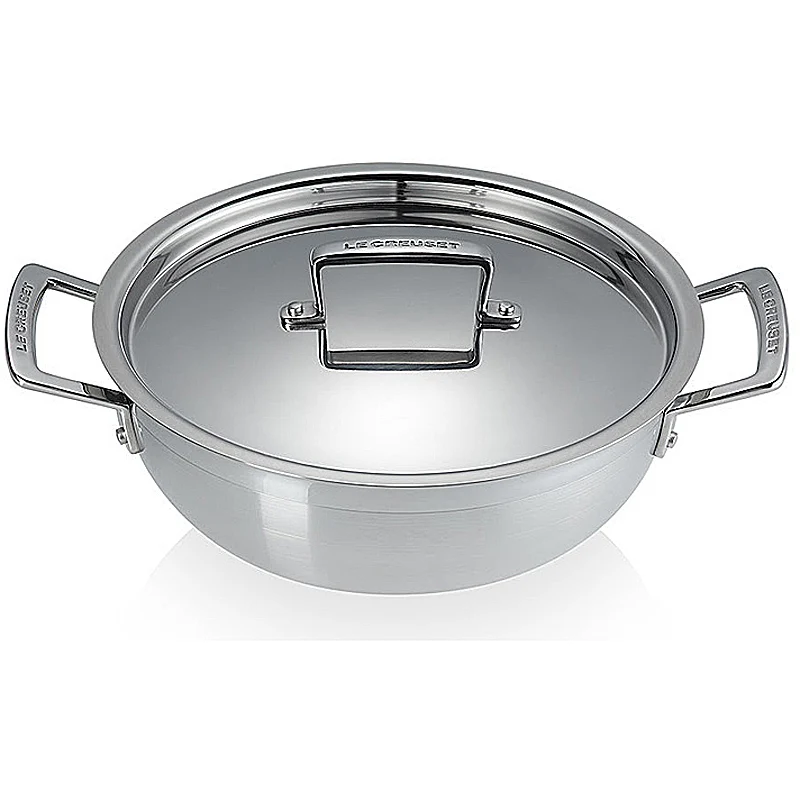 Le Creuset 3-ply Profipfanne antihaft mit Deckel 24 cm