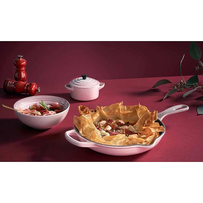 Le Creuset Brat- und Servierpfanne Signature 23cm Shell Pink