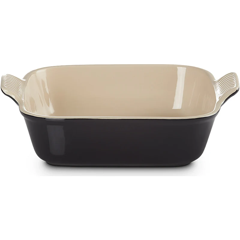 Le Creuset Auflaufform Tradition quadratisch 23 cm Schwarz