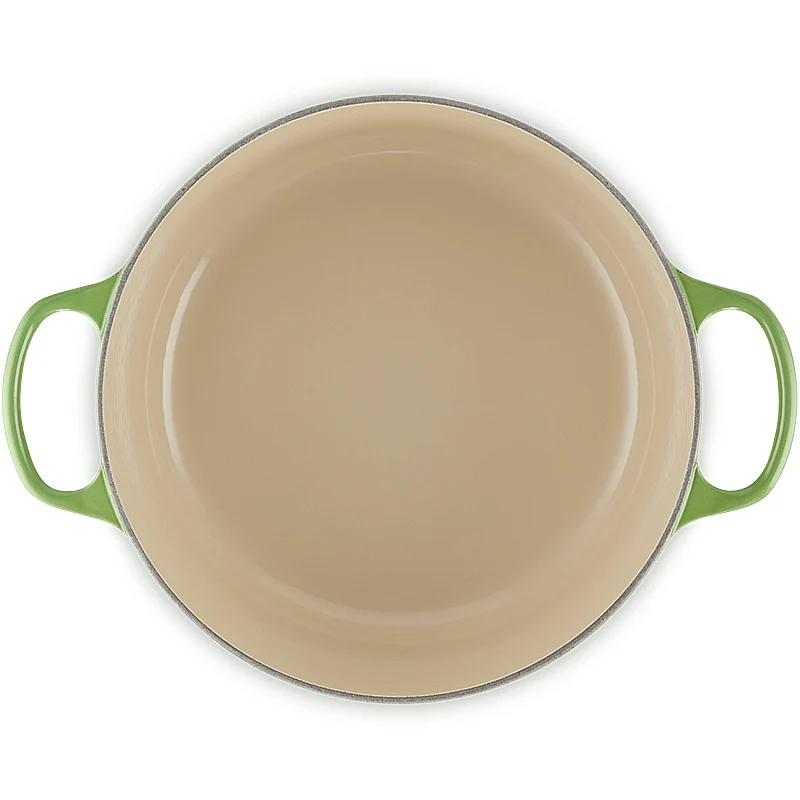 Le Creuset Bräter Signature rund 20 cm Bamboo Green