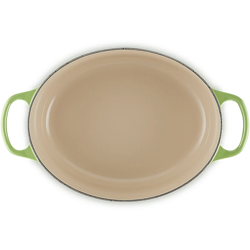 Le Creuset Bräter Signature oval 29 cm Bamboo Green