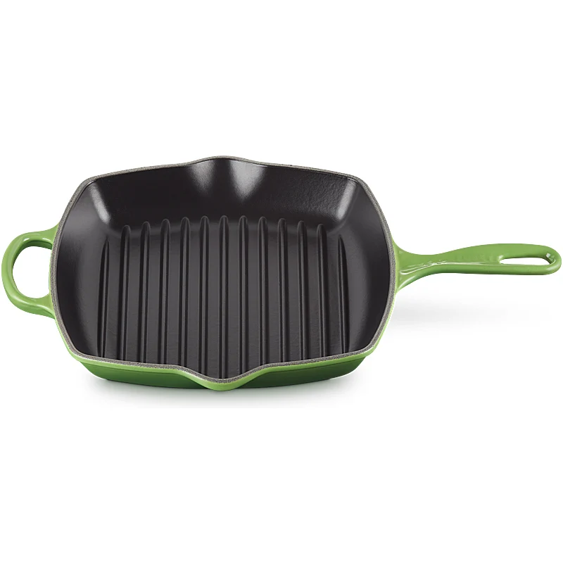 Le Creuset Grillpfanne quadratisch Signature 26 cm Bamboo Green