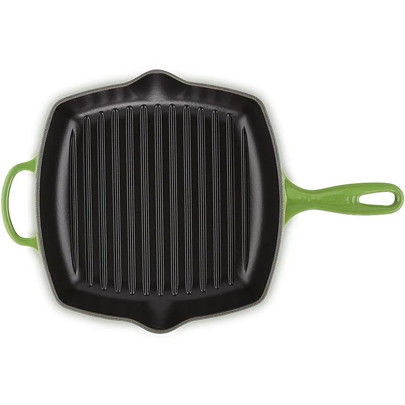 Le Creuset Grillpfanne quadratisch Signature 26 cm Bamboo Green