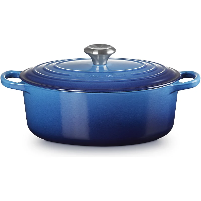 Le Creuset Bräter Signature oval 29 cm Azure