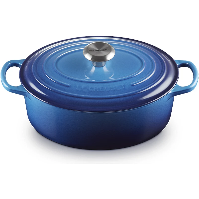 Le Creuset Bräter Signature oval 29 cm Azure