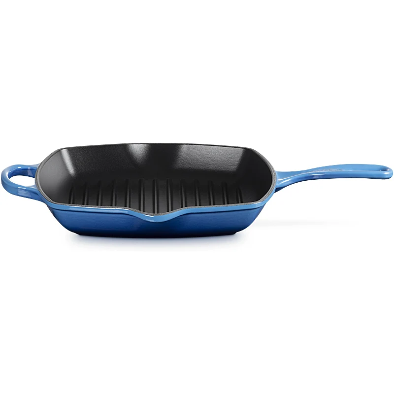 Le Creuset Grillpfanne quadratisch Signature 26 cm Azure