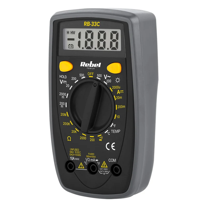 Rebel RB-33C High-Precision Digital Multimeter