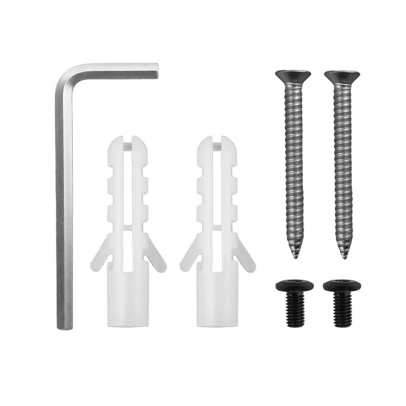 Maclean Horizontal Wall-Mounted Bike Rack, Steel, Max. Load 30 kg, Adjustable Angle, MC-172