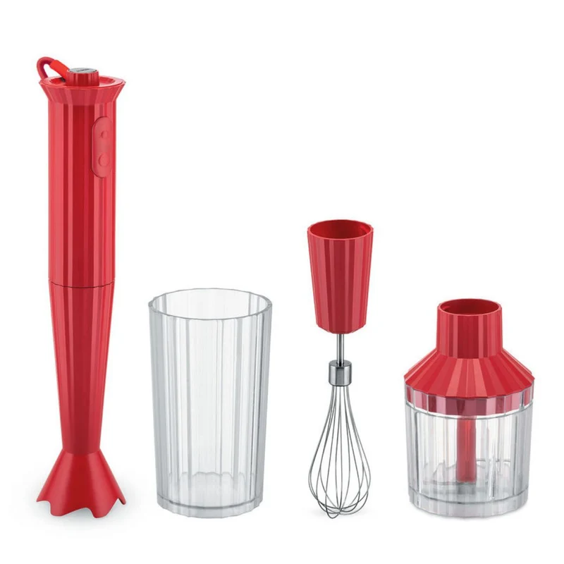 Batidora de mano con accesorios Plisse Alessi