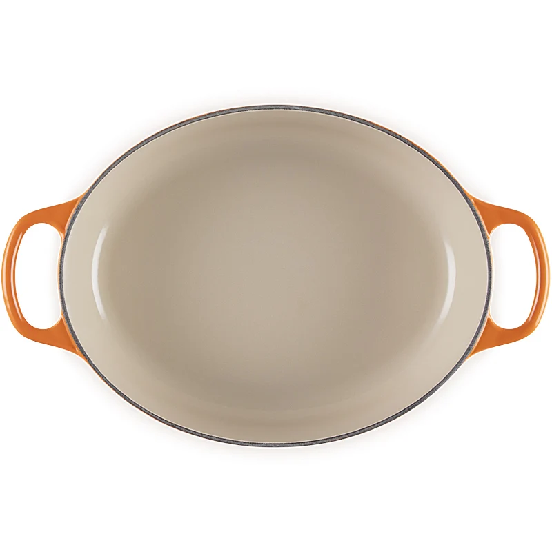 Le Creuset Gourmet Bräter Signature oval 27cm Ofenrot