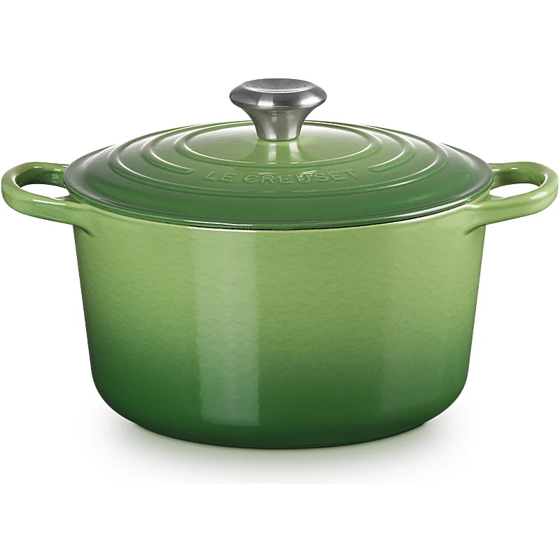 Le Creuset Bräter Signature hoch 24 cm Bamboo Green