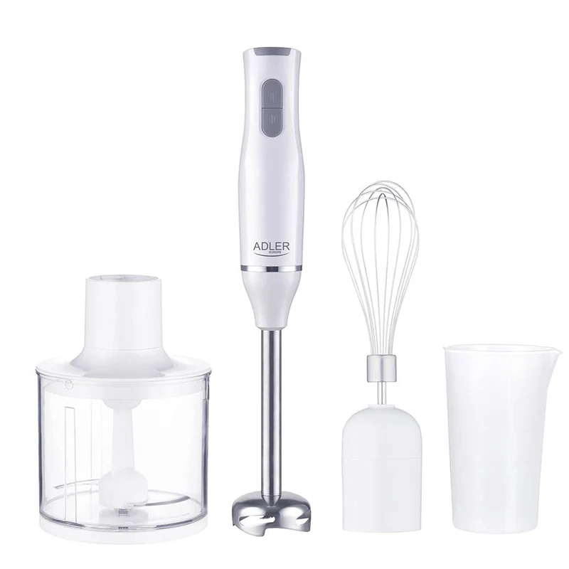 Adler AD 4620 Stabmixer Set inkl. Zerkleinerer/Zerhacker Aufsatz