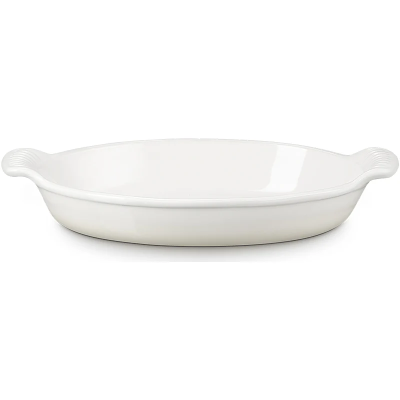 Le Creuset Auflaufform Tradition oval 28 cm Meringue