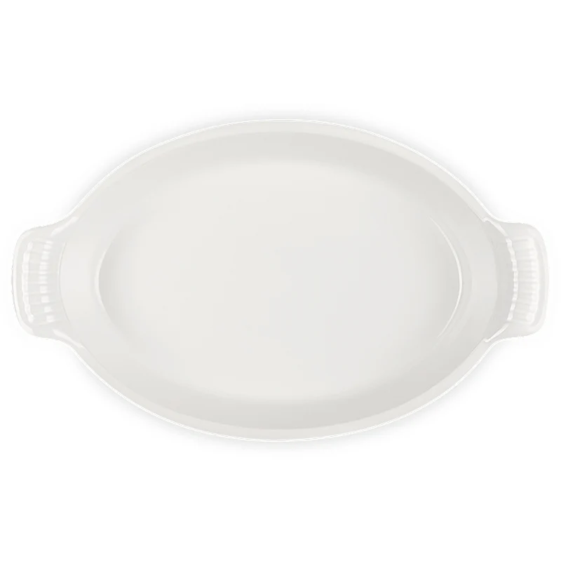 Le Creuset Auflaufform Tradition oval 28 cm Meringue