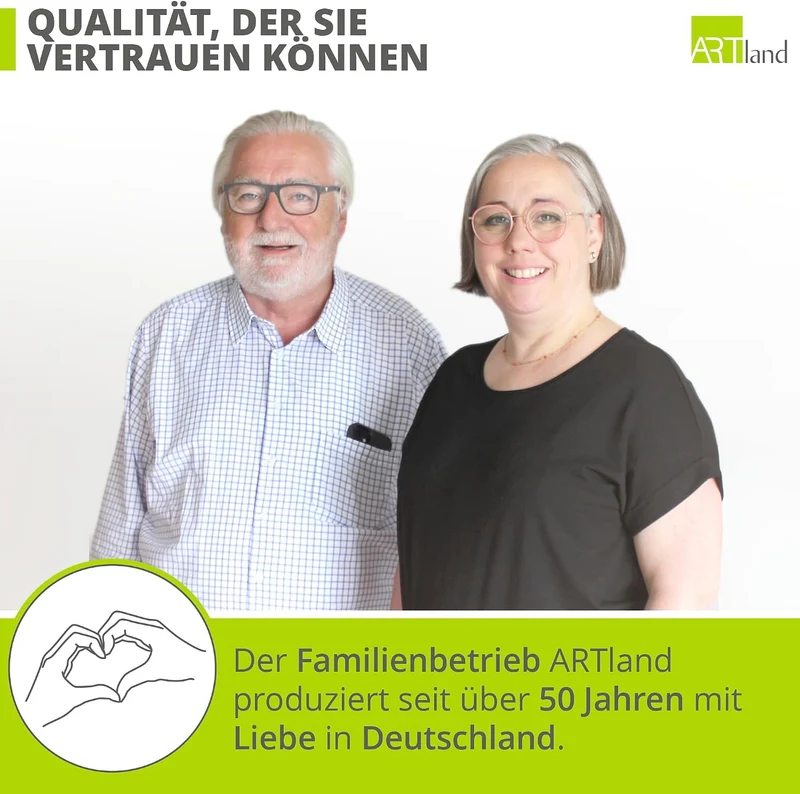 ARTLAND Wanddeko Wanduhr ohne Tickgeräusche Alu Funkuhr 30x30 cm Quadratisch Lautlos analoge Funkuhr