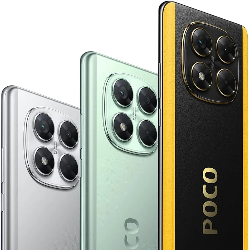 Xiaomi Poco X7 Smartphone, 12+512GB, Silber, 50MP Hauptkamera mit OIS, 5110mAh Akku, IP68 POCO X7 12
