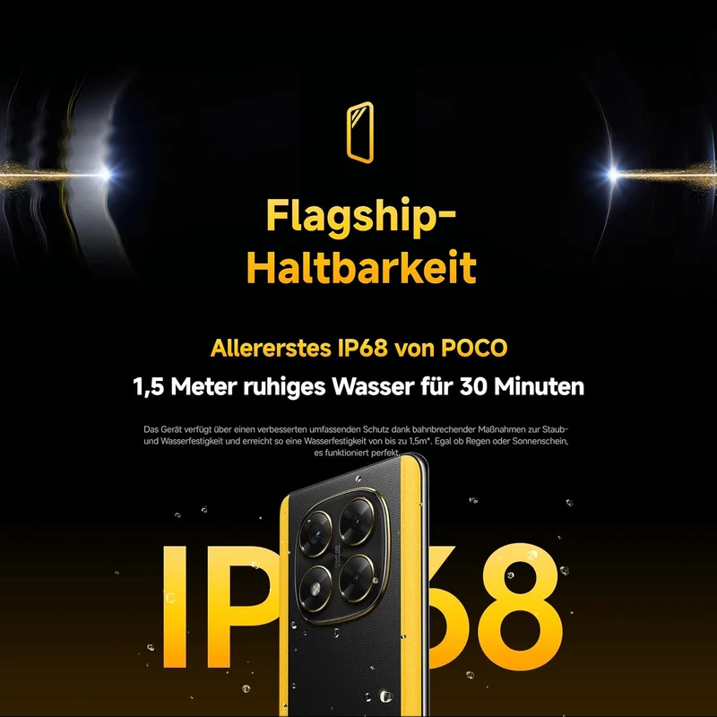 Xiaomi Poco X7 Smartphone, 12+512GB, Silber, 50MP Hauptkamera mit OIS, 5110mAh Akku, IP68 POCO X7 12