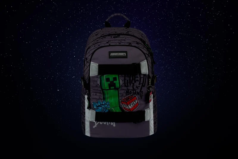 Baagl Schulrucksack für Jungen Mädchen Teenager - Skateboard Rucksack - Kinderrucksack mit Laptopfac