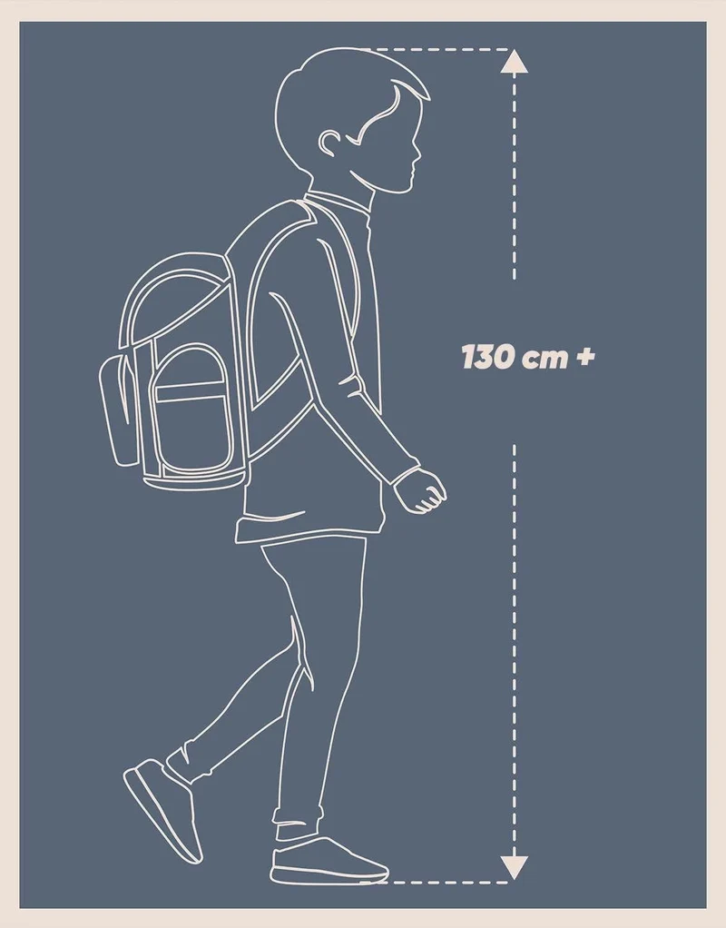 Baagl Schulrucksack für Jungen Mädchen Teenager - Skate Max - Skateboard Rucksack - Kinderrucksack m