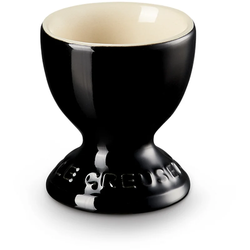 Le Creuset Eierbecher Klassik 0,4L Schwarz Glänzend
