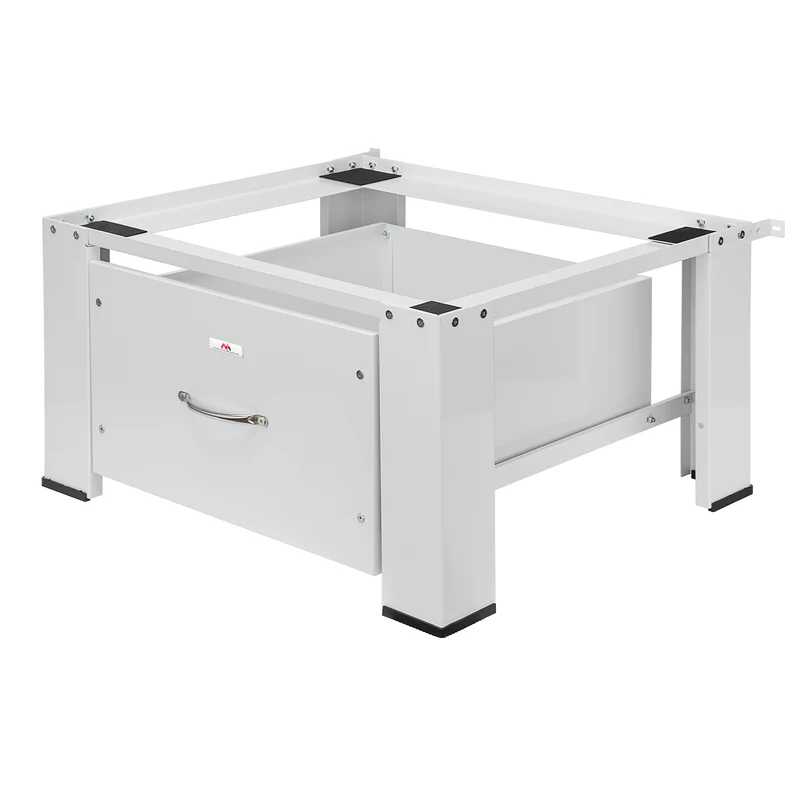 Maclean Washer/Dryer Base with Drawer, max. load 150 kg, white, MC-117 W