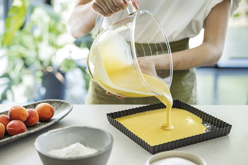 KitchenAid Zubehör Klar-Glasschüssel 3,3 L für KitchenAid MINI mit Griff + Silikondeckel (5KSM35GB)