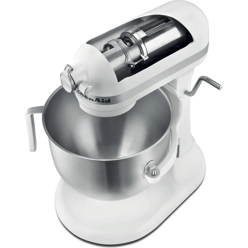 KitchenAid 6,9 L PROFESSIONAL Küchenmaschine mit Schüsselheber 5KSM7990XEWH Weiss
