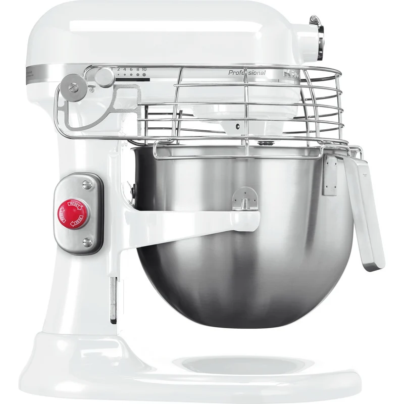 KitchenAid 6,9 L PROFESSIONAL Küchenmaschine mit Schüsselheber 5KSM7990XEWH Weiss