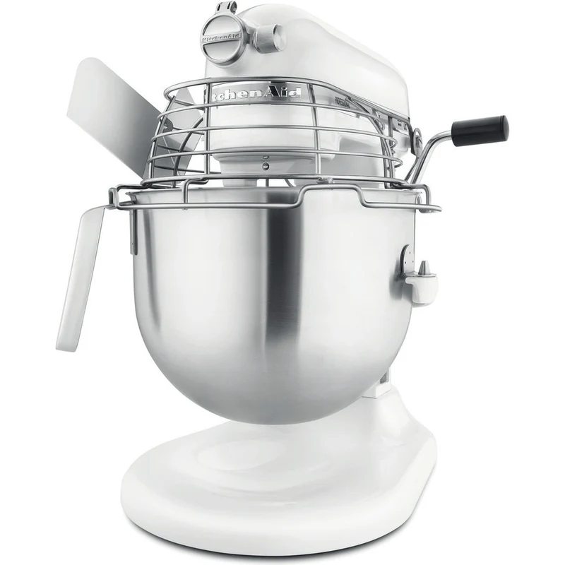 KitchenAid 6,9 L PROFESSIONAL Küchenmaschine mit Schüsselheber 5KSM7990XEWH Weiss