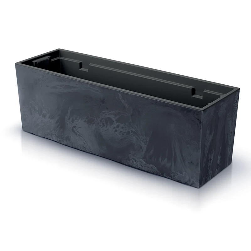 Prosperplast Urbi Case Concrete Effect Flower Pot Insert Planter Decorative Concrete Design Rectangular
