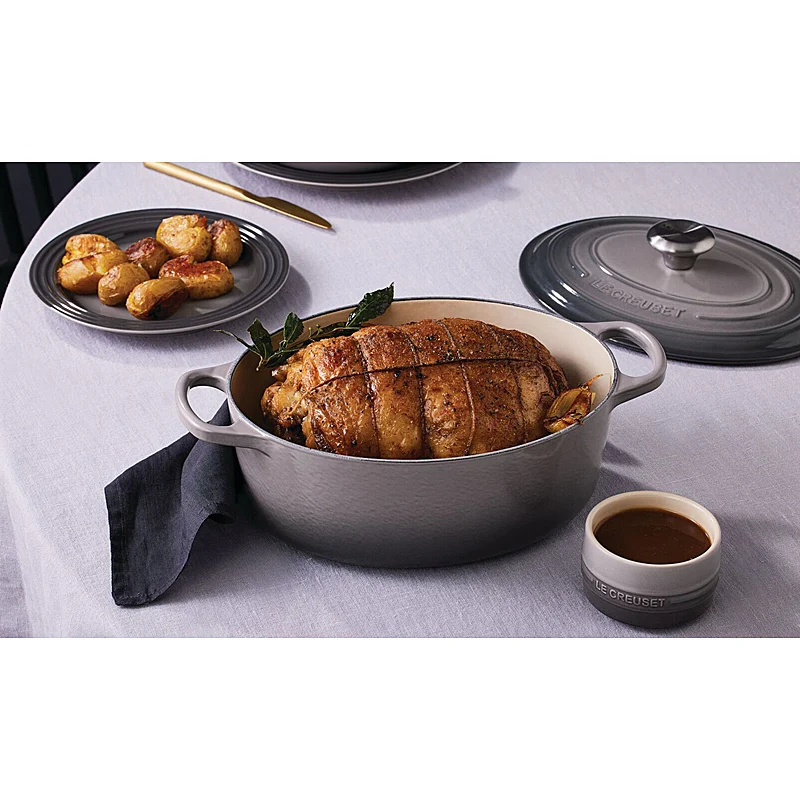 Le Creuset Bräter Signature oval 31 cm Flint