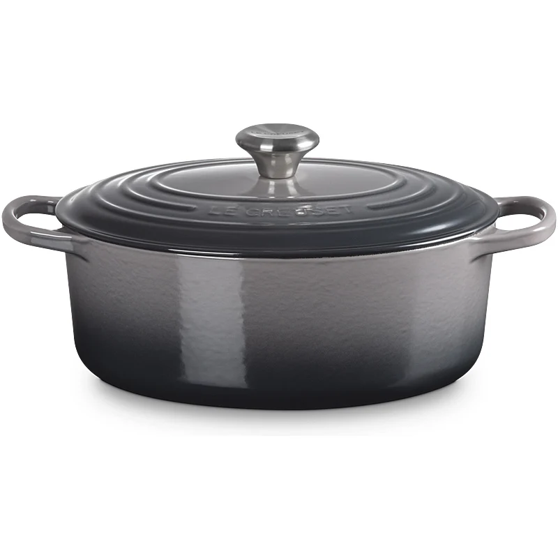 Le Creuset Bräter Signature oval 29 cm Flint