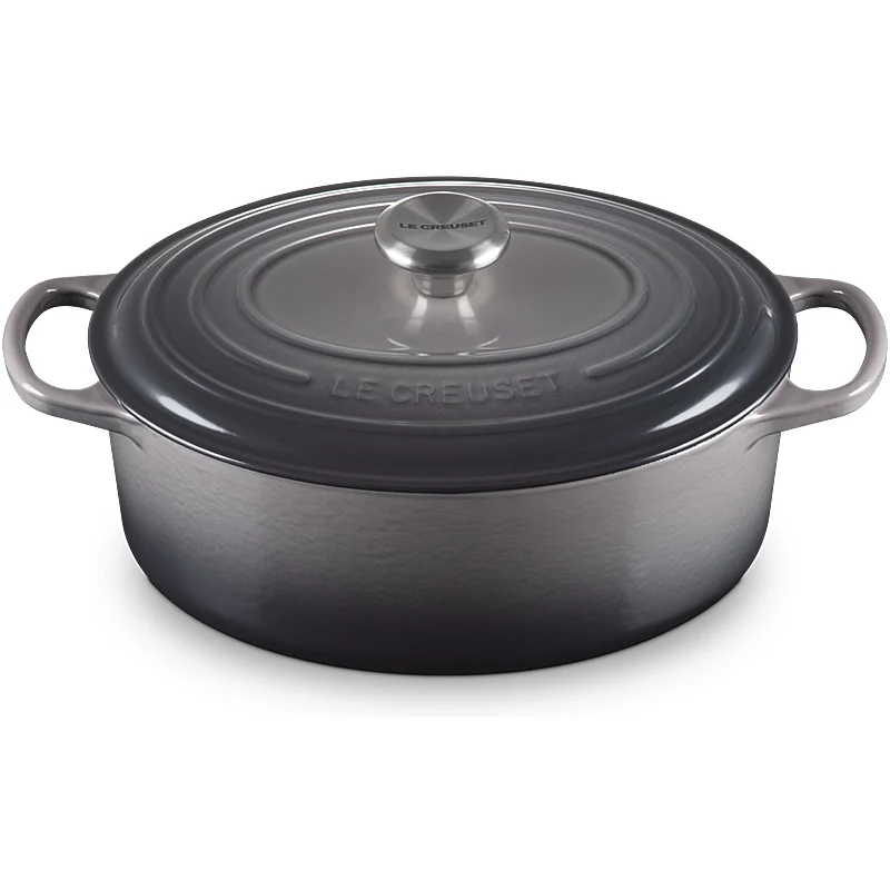 Le Creuset Bräter Signature oval 29 cm Flint