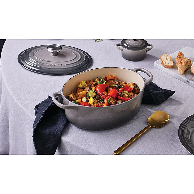 Le Creuset Bräter Signature oval 29 cm Flint
