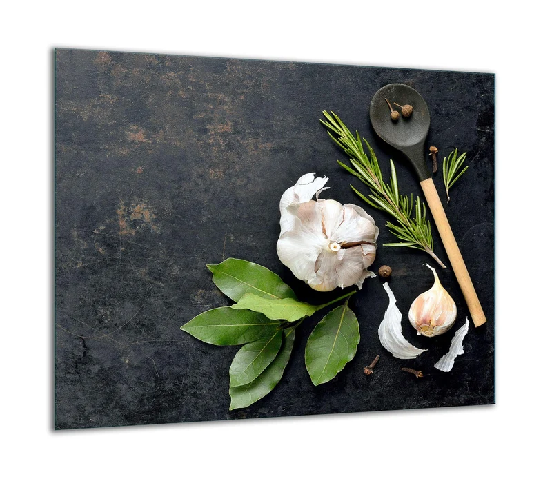TMK ArtDeko Herdabdeckplatte 1 Teilig 60x52 cm - Spritzschutz Herdabdeckung – Herdschutz aus Sicherh