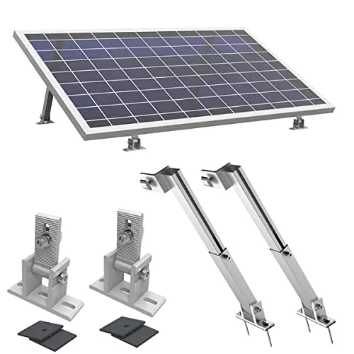 TEOV Solarmodul Halterung 0-60° Individuell Verstellbar Pv Modul Halterung, Solarmodul Halterung füR