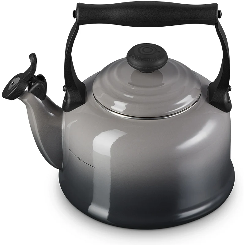 Le Creuset Wasserkessel Tradition, 2,1 Liter Flint