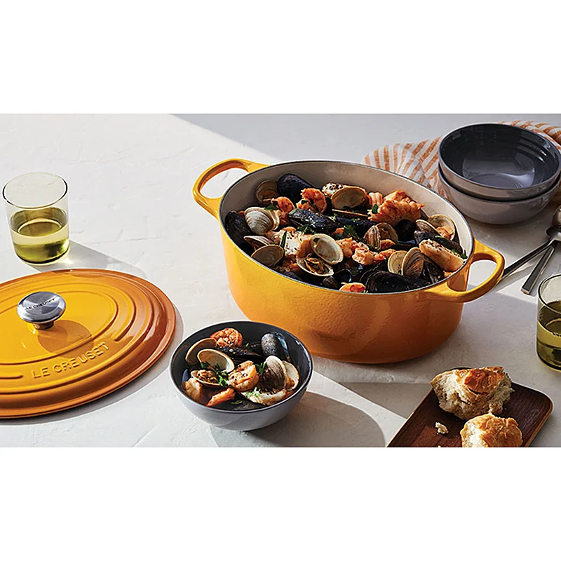 Le Creuset Bräter Signature oval 31 cm Nectar