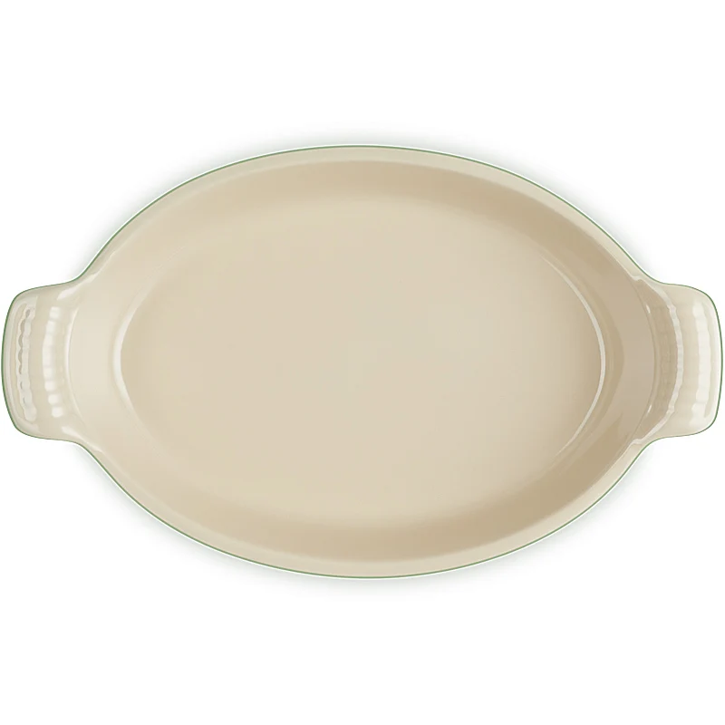 Le Creuset Auflaufform Tradition oval 28 cm Bamboo Green