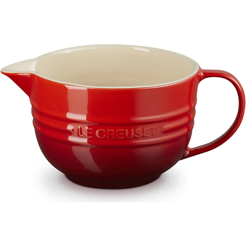 Le Creuset Rührschüssel mit Henkel 27 cm Kirschrot