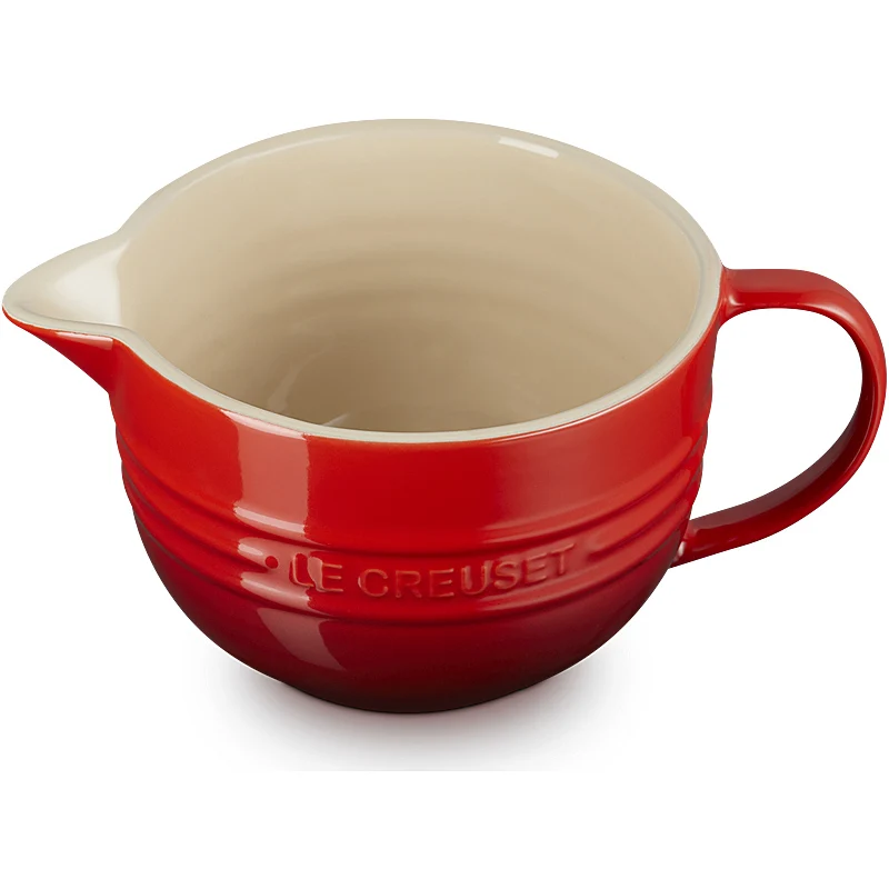 Le Creuset Rührschüssel mit Henkel 27 cm Kirschrot