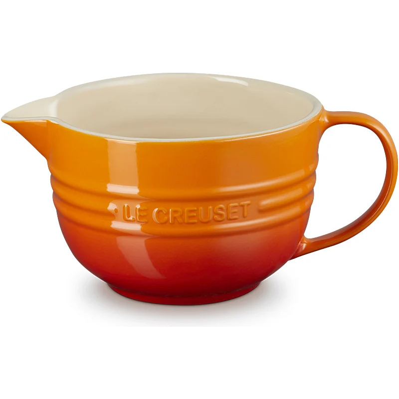Le Creuset Rührschüssel mit Henkel 27 cm Ofenrot