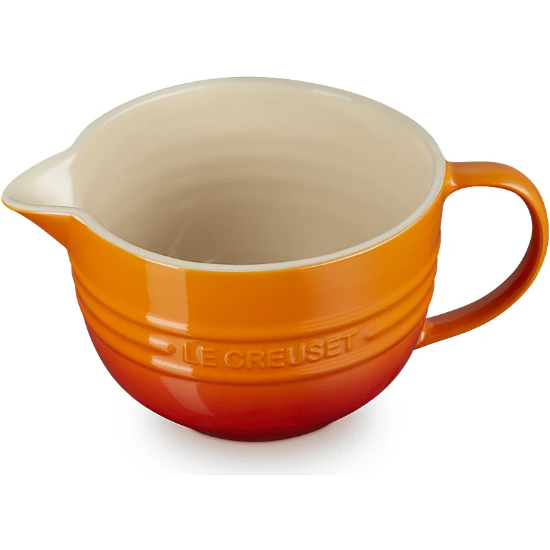Le Creuset Rührschüssel mit Henkel 27 cm Ofenrot