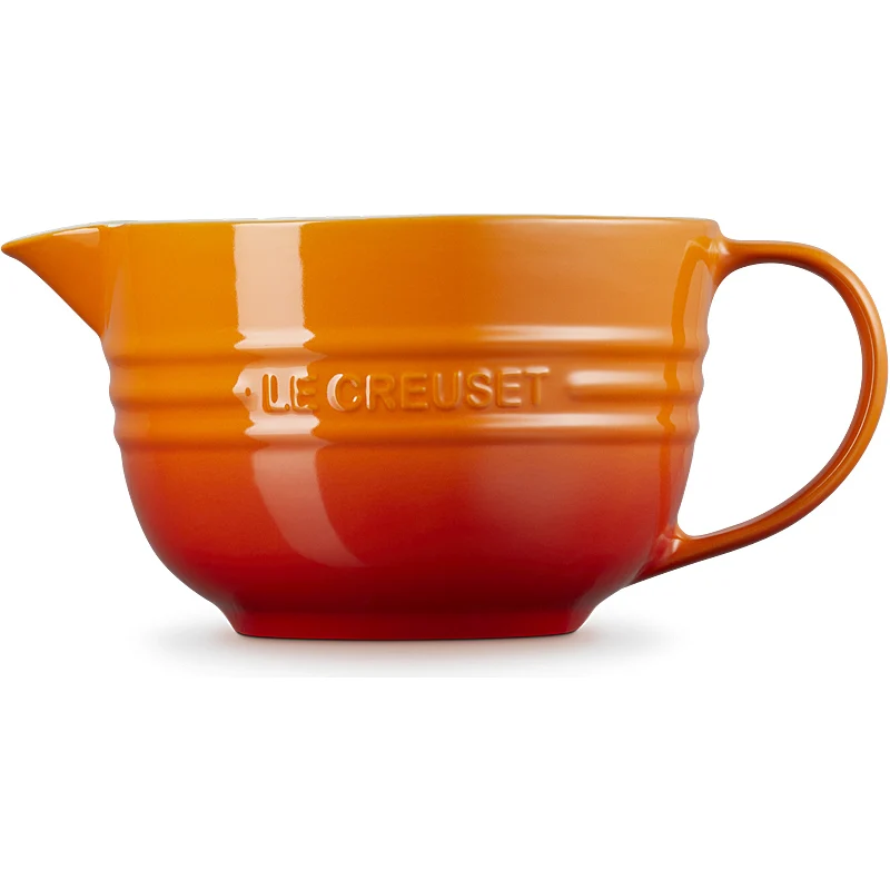 Le Creuset Rührschüssel mit Henkel 27 cm Ofenrot