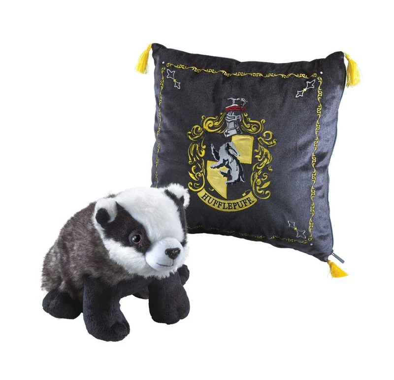 Harry Potter - Hufflepuff Kissen mit Plüschfigur