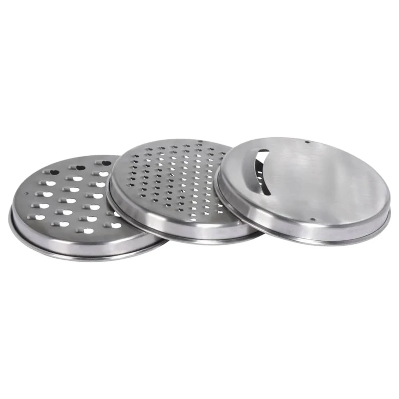Rührschüssel mit 3 Reiben und Deckel – Edelstahl